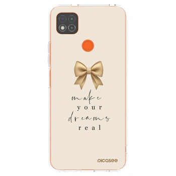 Picasee Xiaomi Redmi 9C Hülle - Transparentes Silikon - Golden Dream