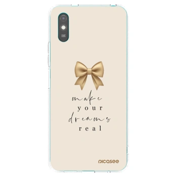 Picasee Xiaomi Redmi 9A Hülle - Transparentes Silikon - Golden Dream