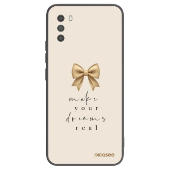 Picasee Xiaomi Poco M3 Hülle - Schwarzes Silikon - Golden Dream