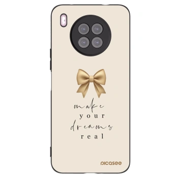 Picasee Huawei Nova 8i Hülle - Schwarzes Silikon - Golden Dream