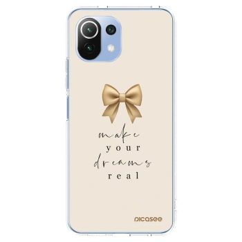 Picasee Xiaomi 11 Lite 5G NE Hülle - Transparentes Silikon - Golden Dream