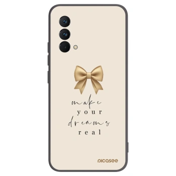 Picasee Realme GT Master Edition 5G Hülle - Schwarzes Silikon - Golden Dream