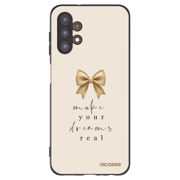 Picasee Samsung Galaxy A13 4G A135 Hülle - Schwarzes Silikon - Golden Dream