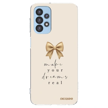 Picasee Samsung Galaxy A23 A235F 4G Hülle - Transparentes Silikon - Golden Dream