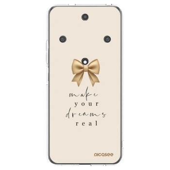 Picasee Honor Magic5 Lite 5G Hülle - Transparentes Silikon - Golden Dream