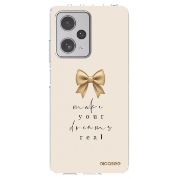 Picasee Xiaomi Redmi Note 12 Pro+ 5G Hülle - Transparentes Silikon - Golden Dream