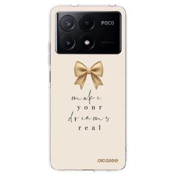 Picasee Xiaomi Poco X6 Pro Hülle - Transparentes Silikon - Golden Dream