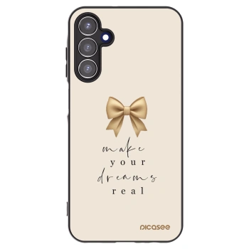 Picasee Samsung Galaxy A15 A155F 4G Hülle - Schwarzes Silikon - Golden Dream