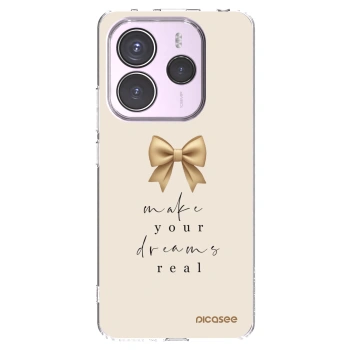 Picasee Xiaomi Redmi Note 14 5G Hülle - Transparentes Silikon - Golden Dream