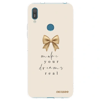 Picasee Huawei Y7 2019 Hülle - Transparentes Silikon - Golden Dream