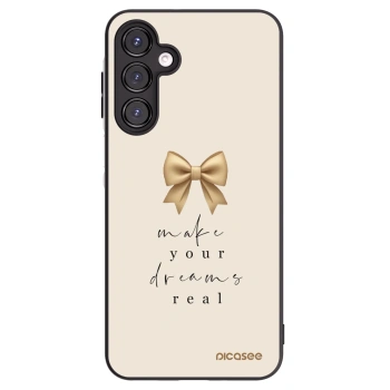 Picasee Samsung Galaxy A16 4G Hülle - Schwarzes Silikon - Golden Dream