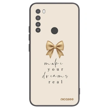 Picasee Xiaomi Redmi Note 8 Hülle - Schwarzes Silikon - Golden Dream