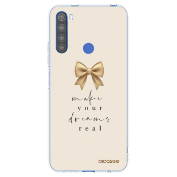 Picasee Xiaomi Redmi Note 8T Hülle - Transparentes Silikon - Golden Dream