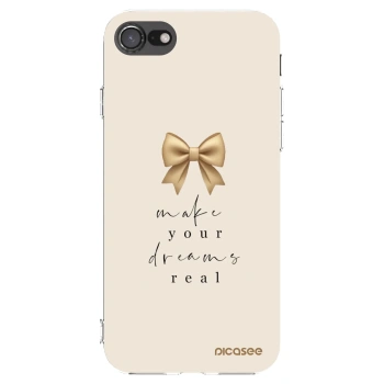 Picasee Apple iPhone SE 2020 Hülle - Transparentes Silikon - Golden Dream