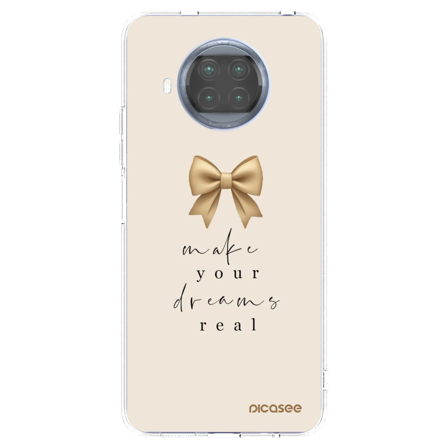Picasee Xiaomi Mi 10T Lite Hülle - Transparentes Silikon - Golden Dream