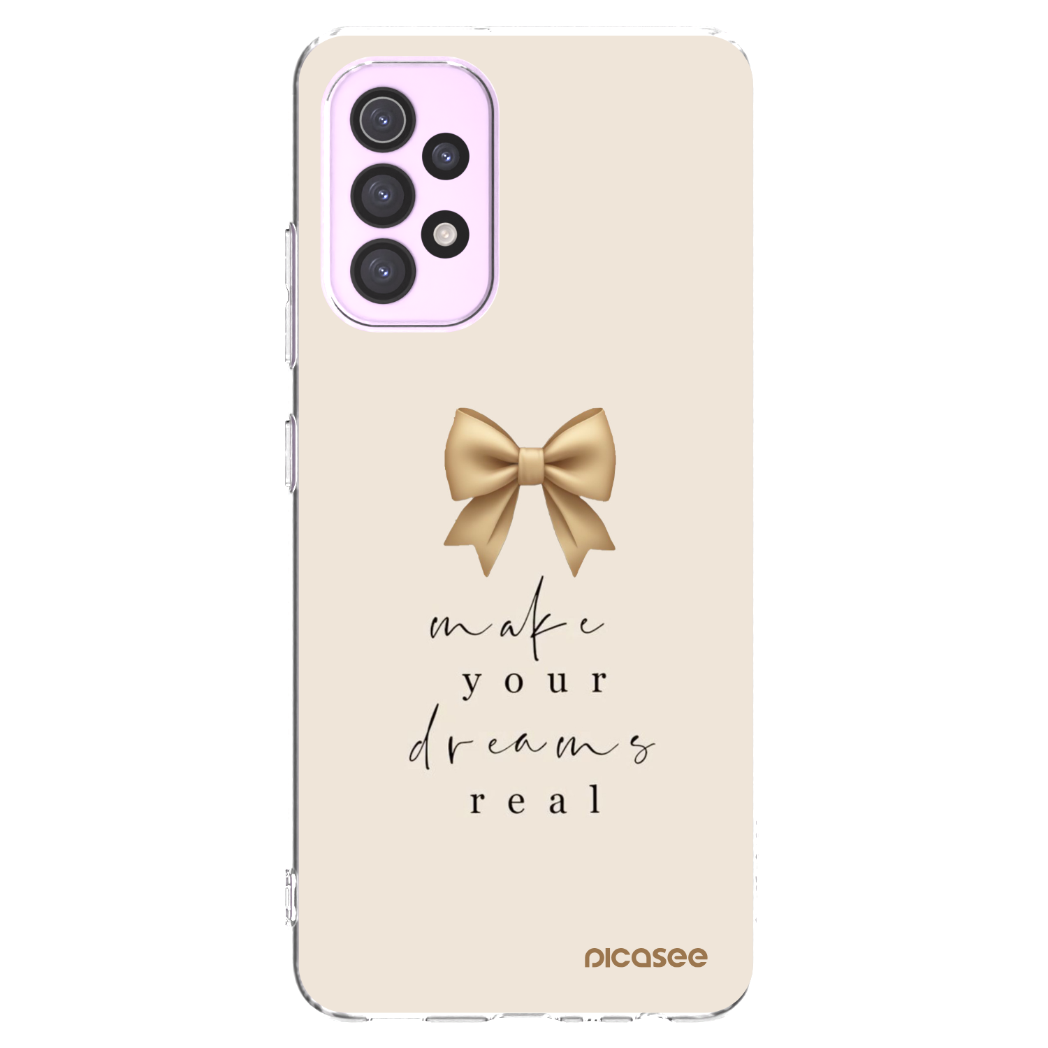 Picasee Samsung Galaxy A32 5G A326B Hülle - Transparentes Silikon - Golden Dream