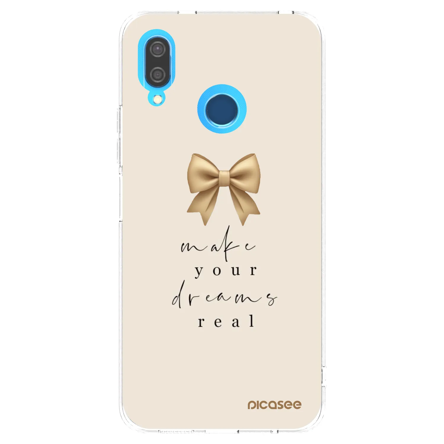 Picasee Huawei P20 Lite Hülle - Transparentes Silikon - Golden Dream