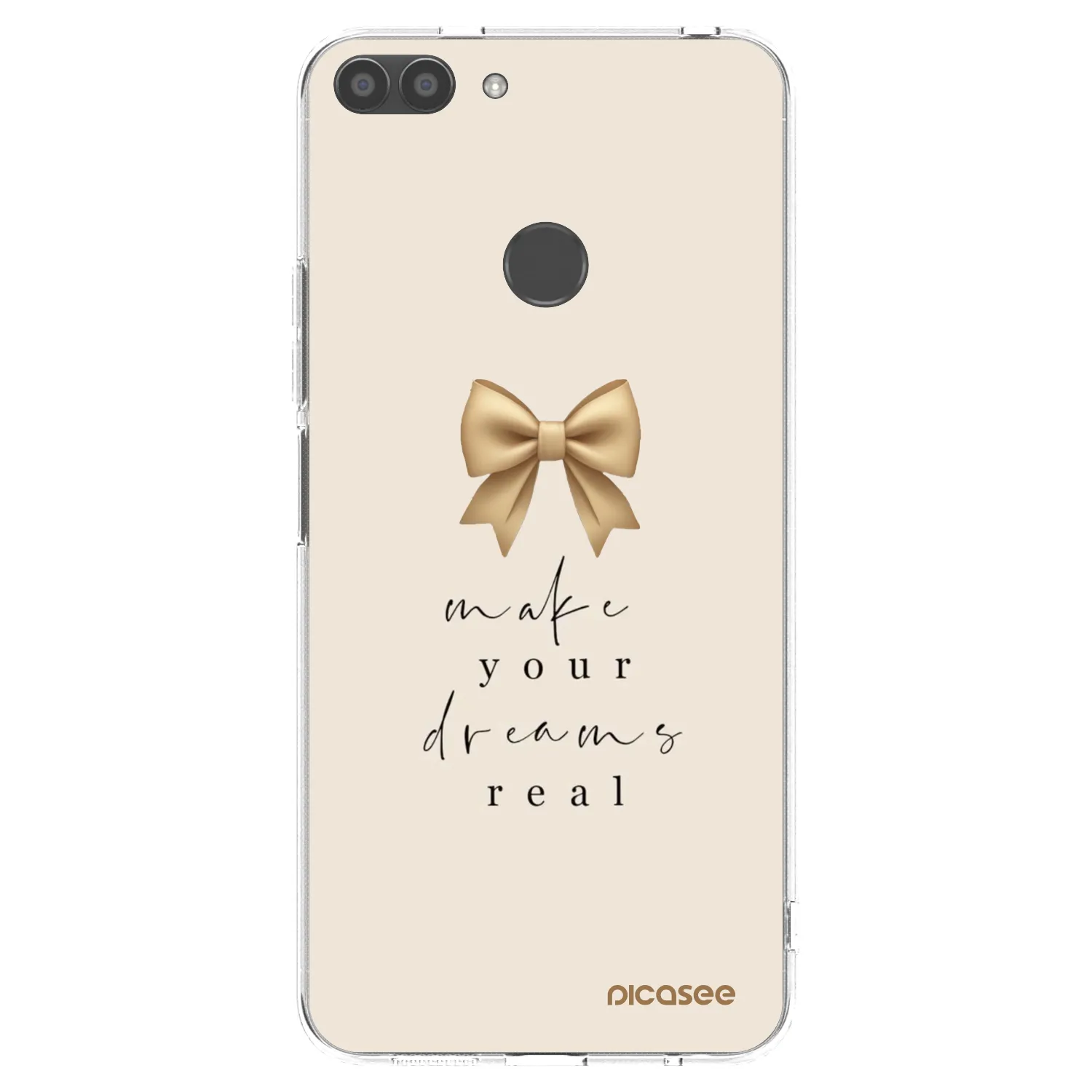 Picasee Huawei P Smart Hülle - Transparentes Silikon - Golden Dream
