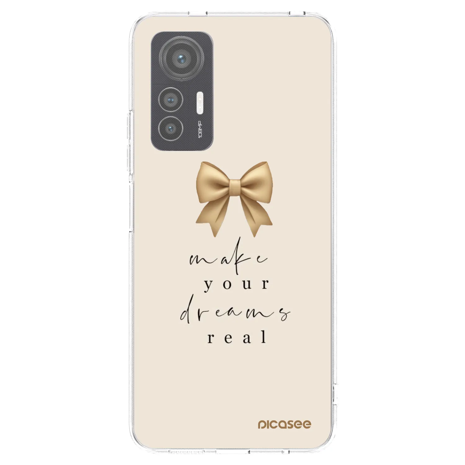 Picasee Xiaomi 12 Lite Hülle - Transparentes Silikon - Golden Dream
