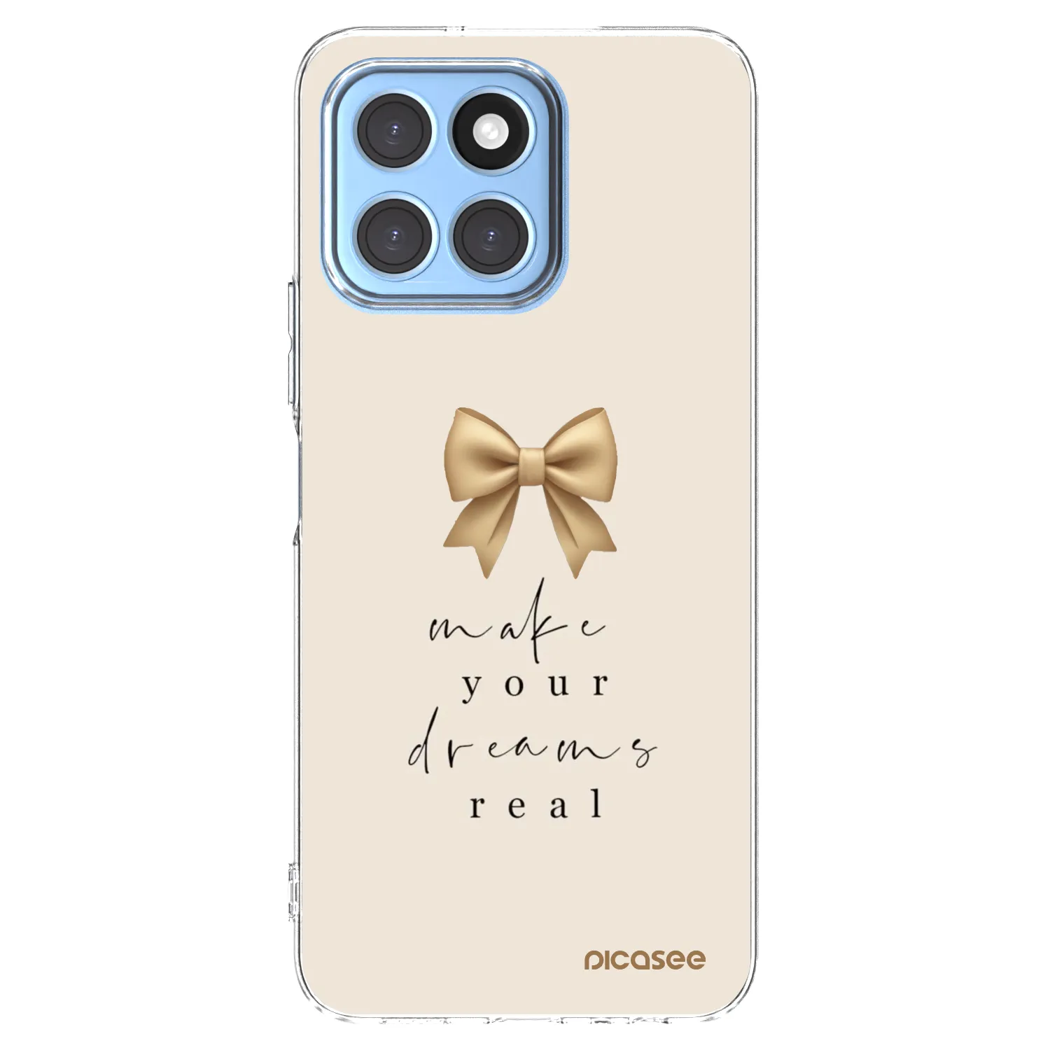 Picasee Honor X6 Hülle - Transparentes Silikon - Golden Dream