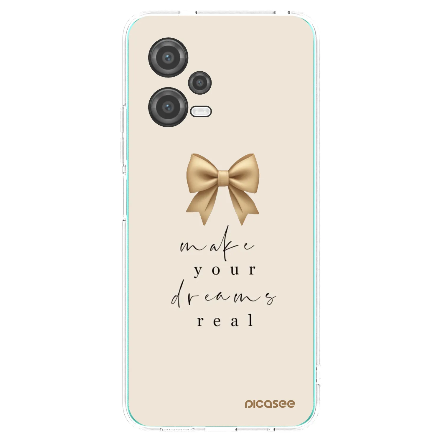 Picasee Xiaomi Poco X5 Hülle - Transparentes Silikon - Golden Dream