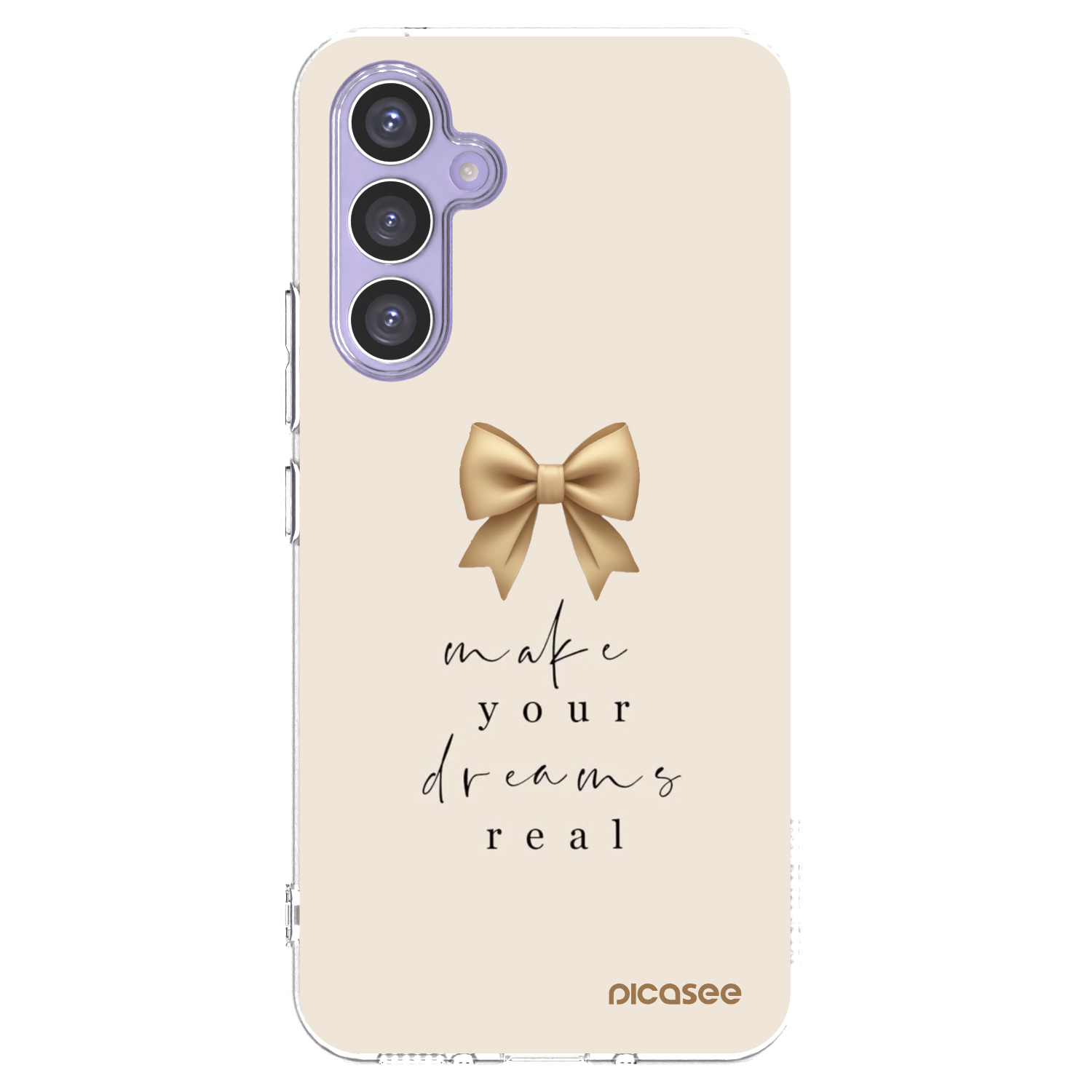 Picasee Samsung Galaxy A54 5G A546B Hülle - Transparentes Silikon - Golden Dream