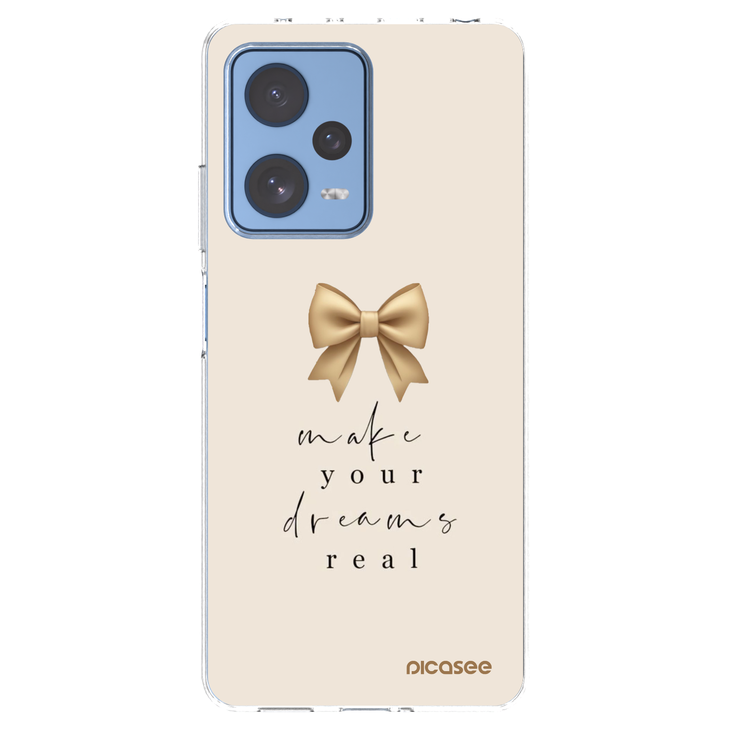 Picasee Xiaomi Redmi Note 12 Pro 5G Hülle - Transparentes Silikon - Golden Dream