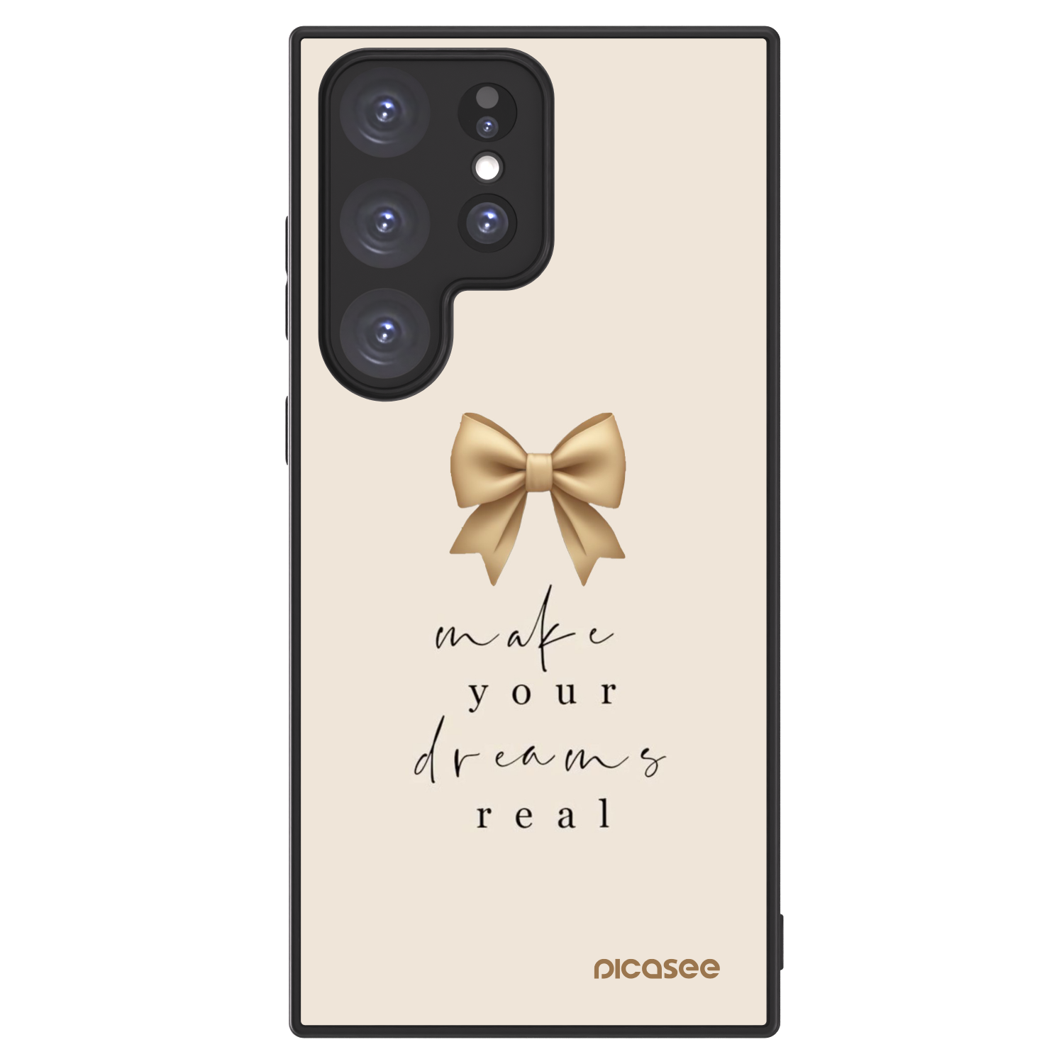Picasee ULTIMATE CASE PowerShare für Samsung Galaxy S23 Ultra 5G - Golden Dream