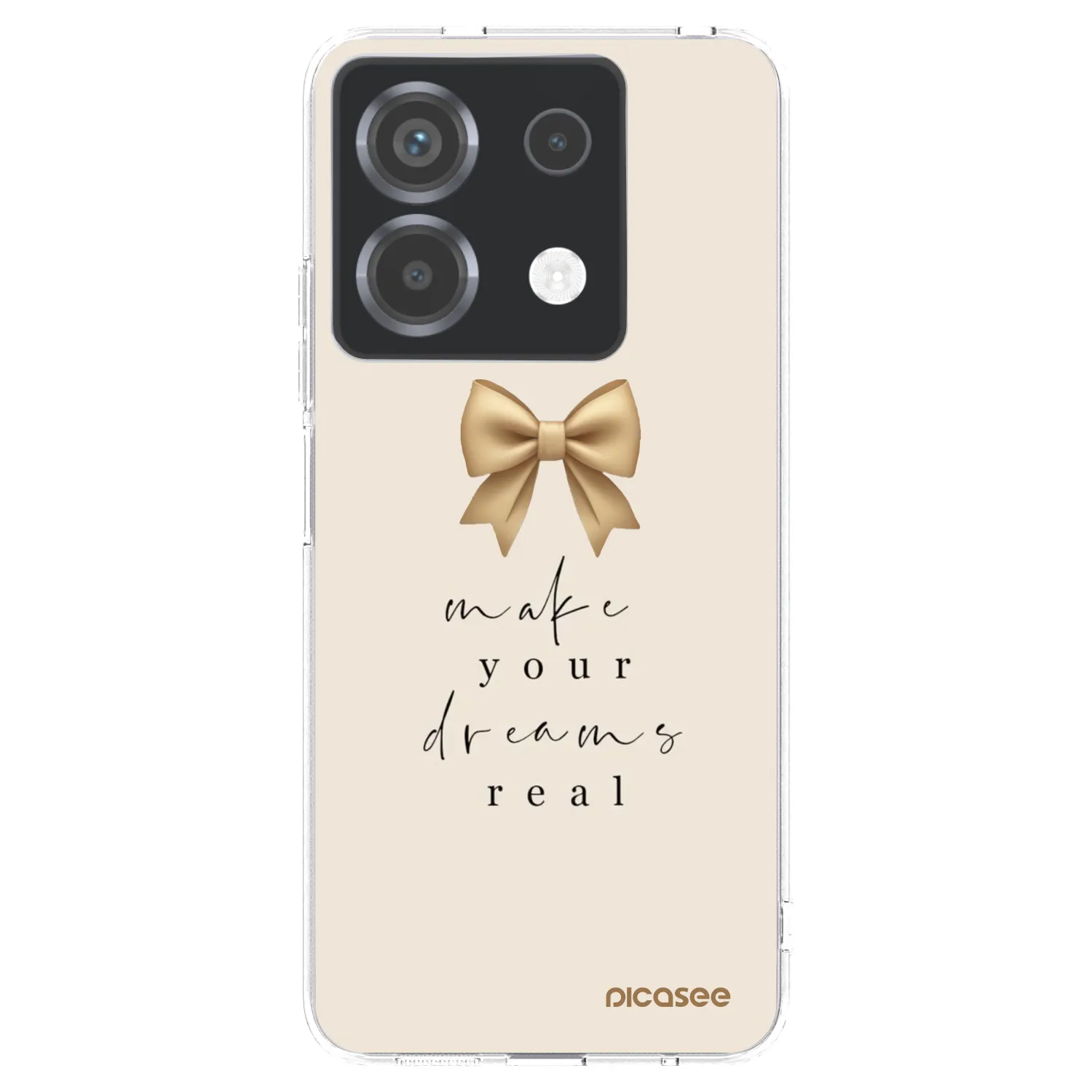 Picasee Xiaomi Poco X6 Hülle - Transparentes Silikon - Golden Dream