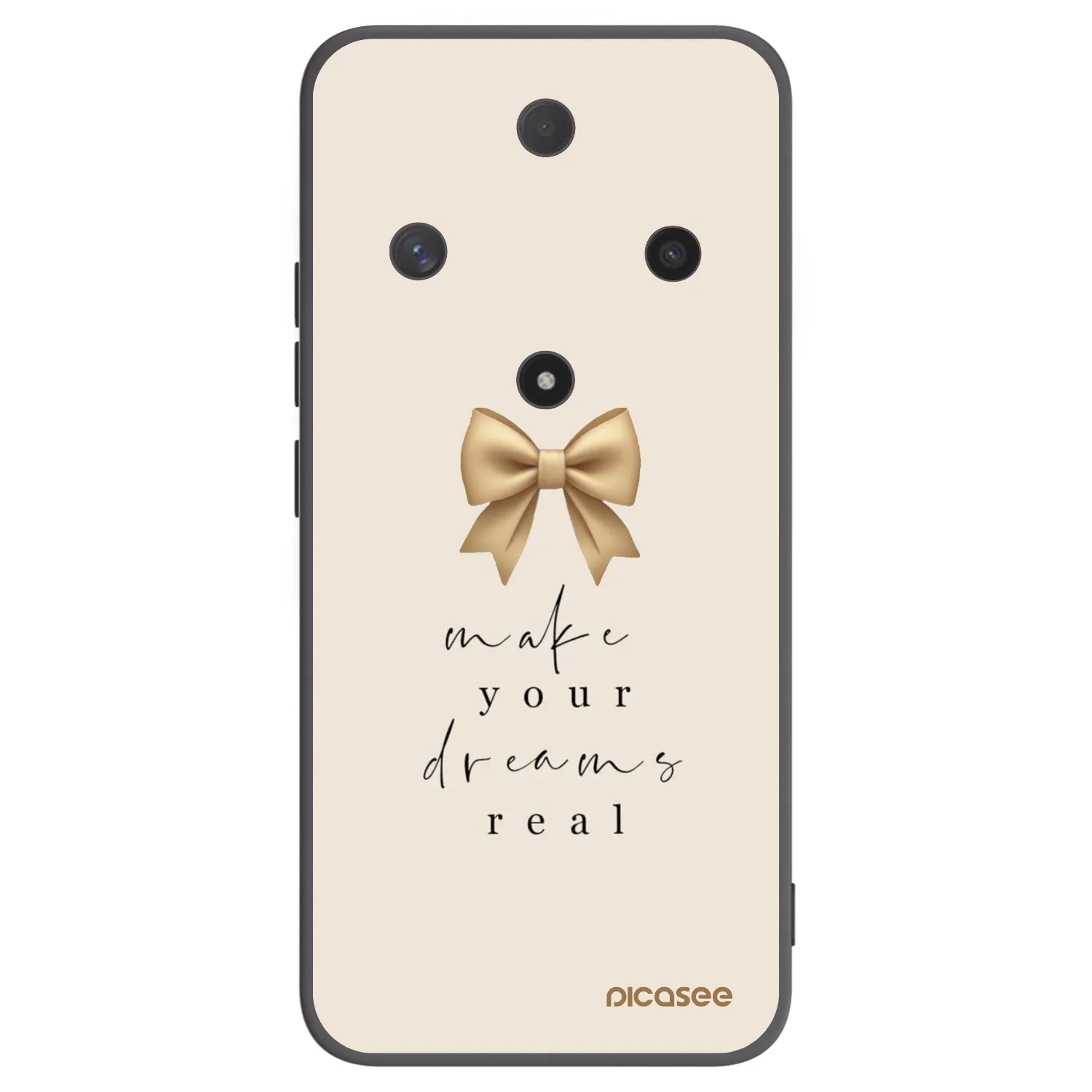 Picasee Honor Magic6 Lite 5G Hülle - Schwarzes Silikon - Golden Dream