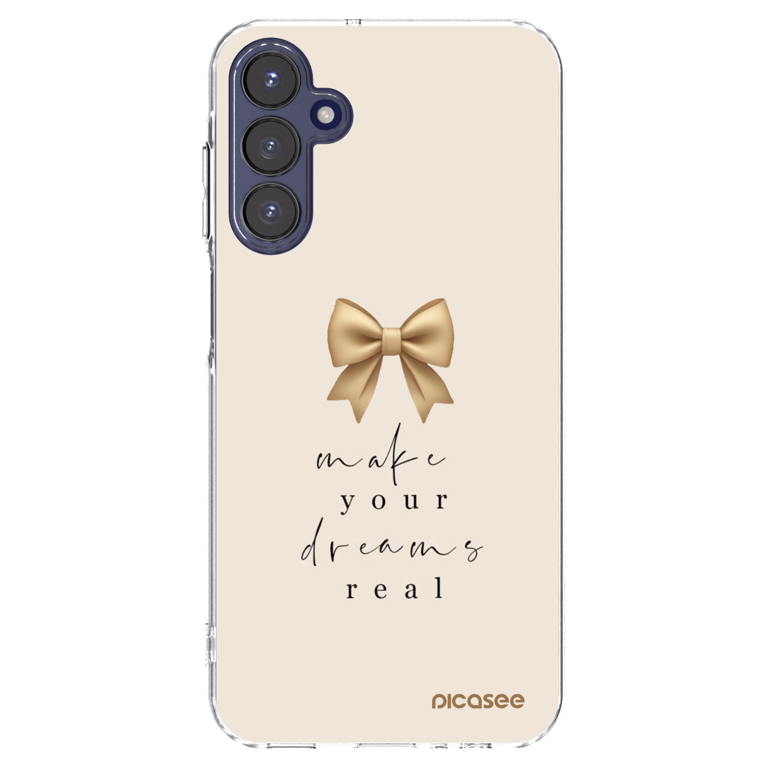 Picasee Samsung Galaxy A15 A155F 4G Hülle - Transparentes Silikon - Golden Dream