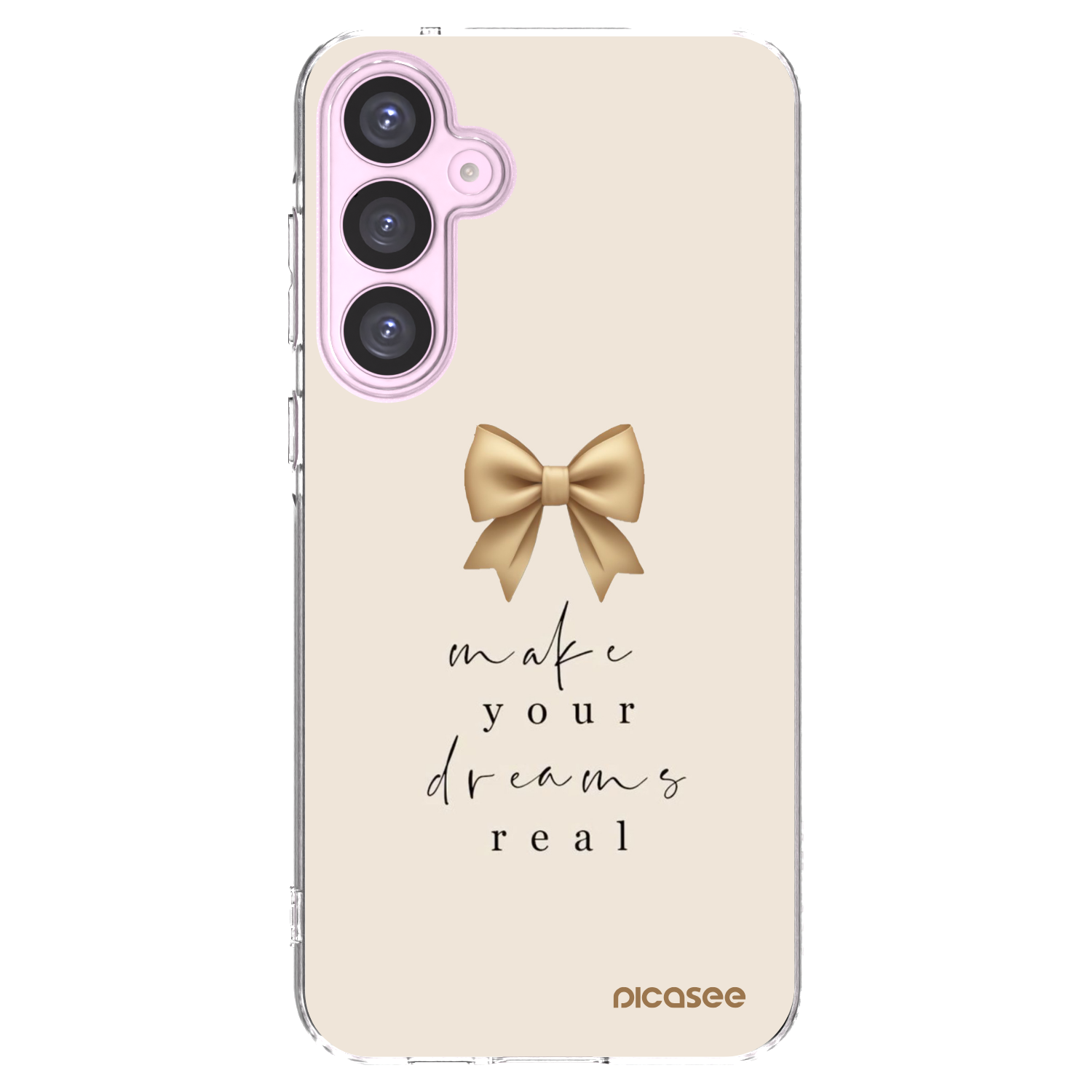 Picasee Samsung Galaxy A55 5G A556B Hülle - Transparentes Silikon - Golden Dream