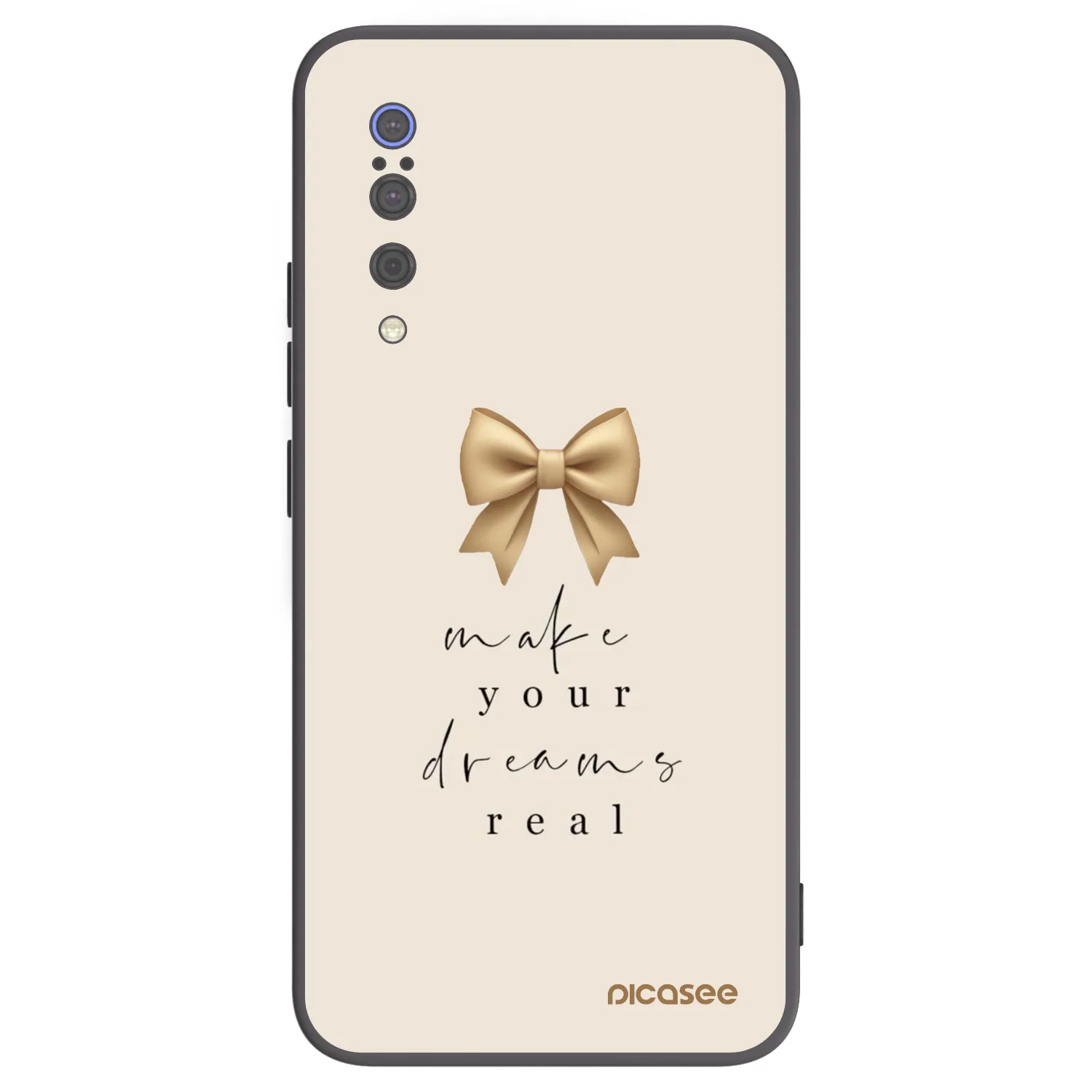 Picasee Xiaomi Mi 9 Hülle - Schwarzes Silikon - Golden Dream