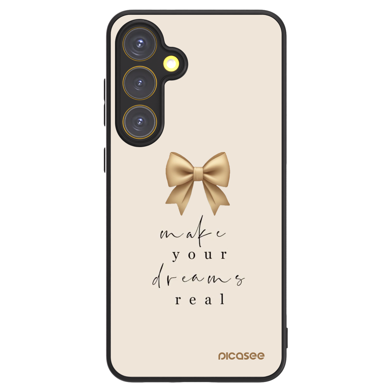Picasee ULTIMATE CASE PowerShare für Samsung Galaxy S24 FE S721B - Golden Dream