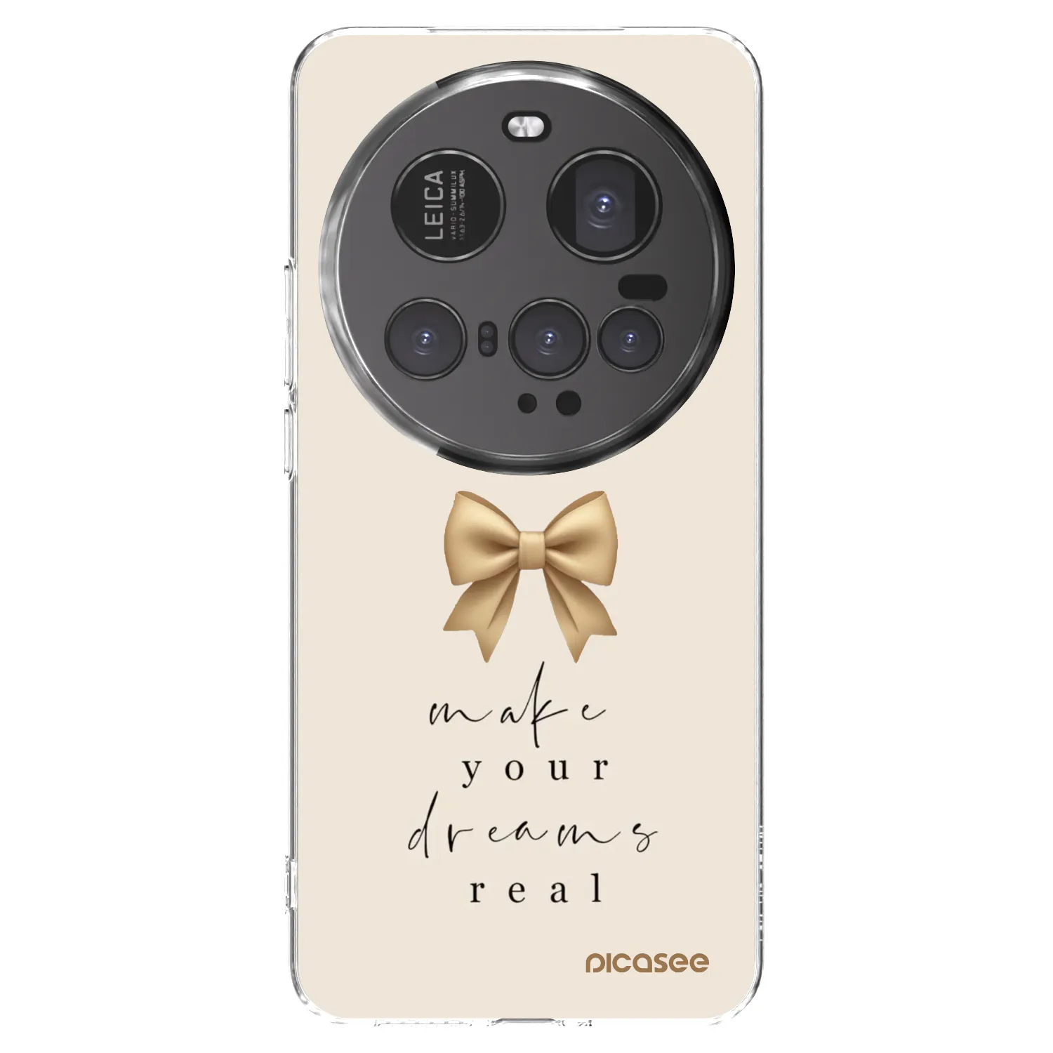 Picasee Xiaomi 15 Ultra Hülle - Transparentes Silikon - Golden Dream