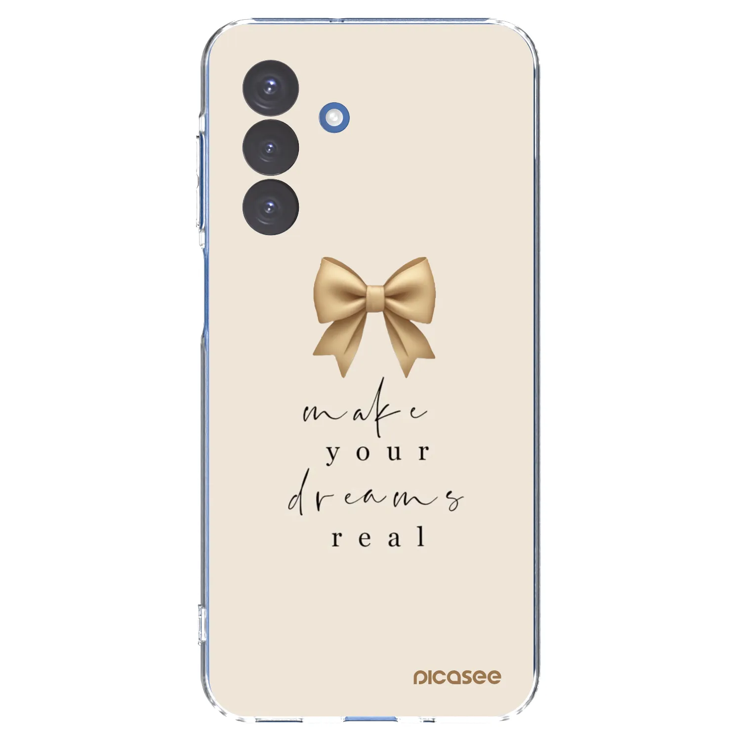 Picasee Samsung Galaxy A17 5G Hülle - Transparentes Silikon - Golden Dream