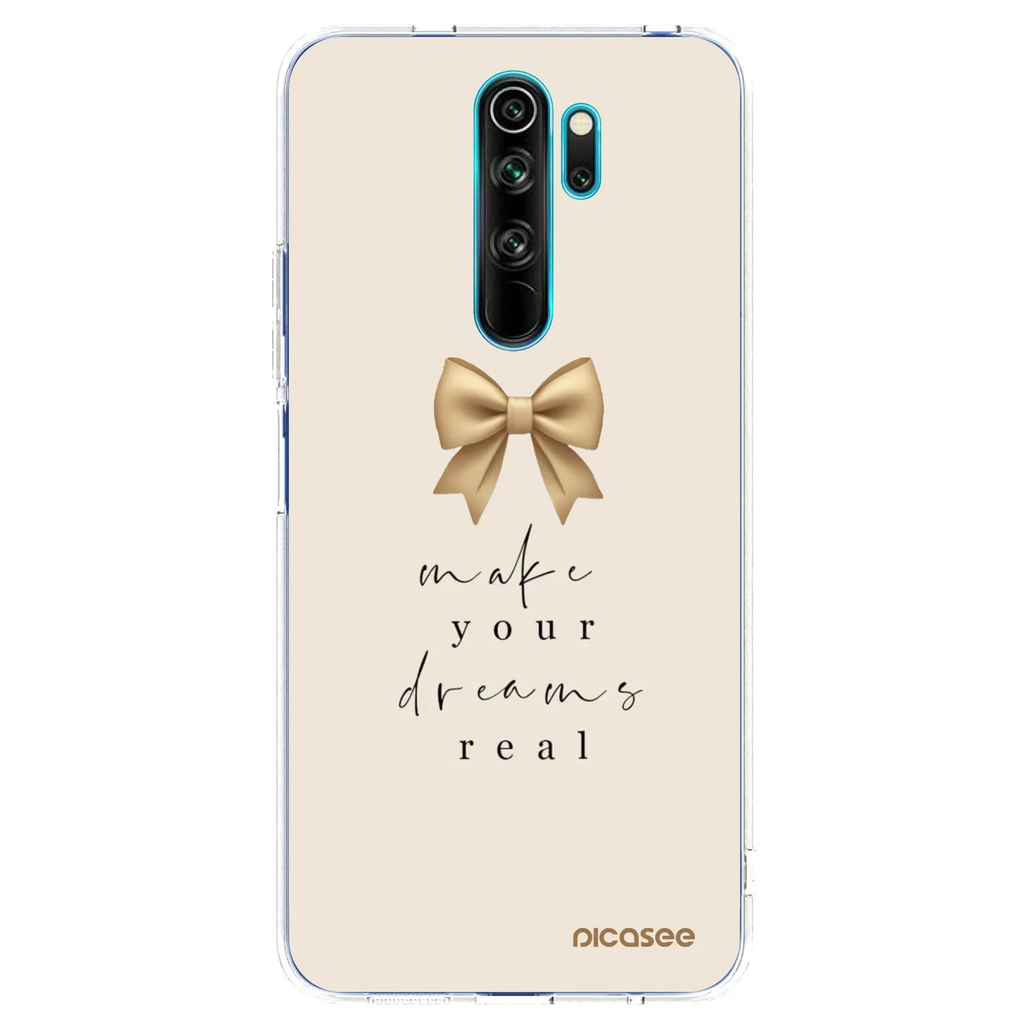 Picasee Xiaomi Redmi Note 8 Pro Hülle - Transparentes Silikon - Golden Dream