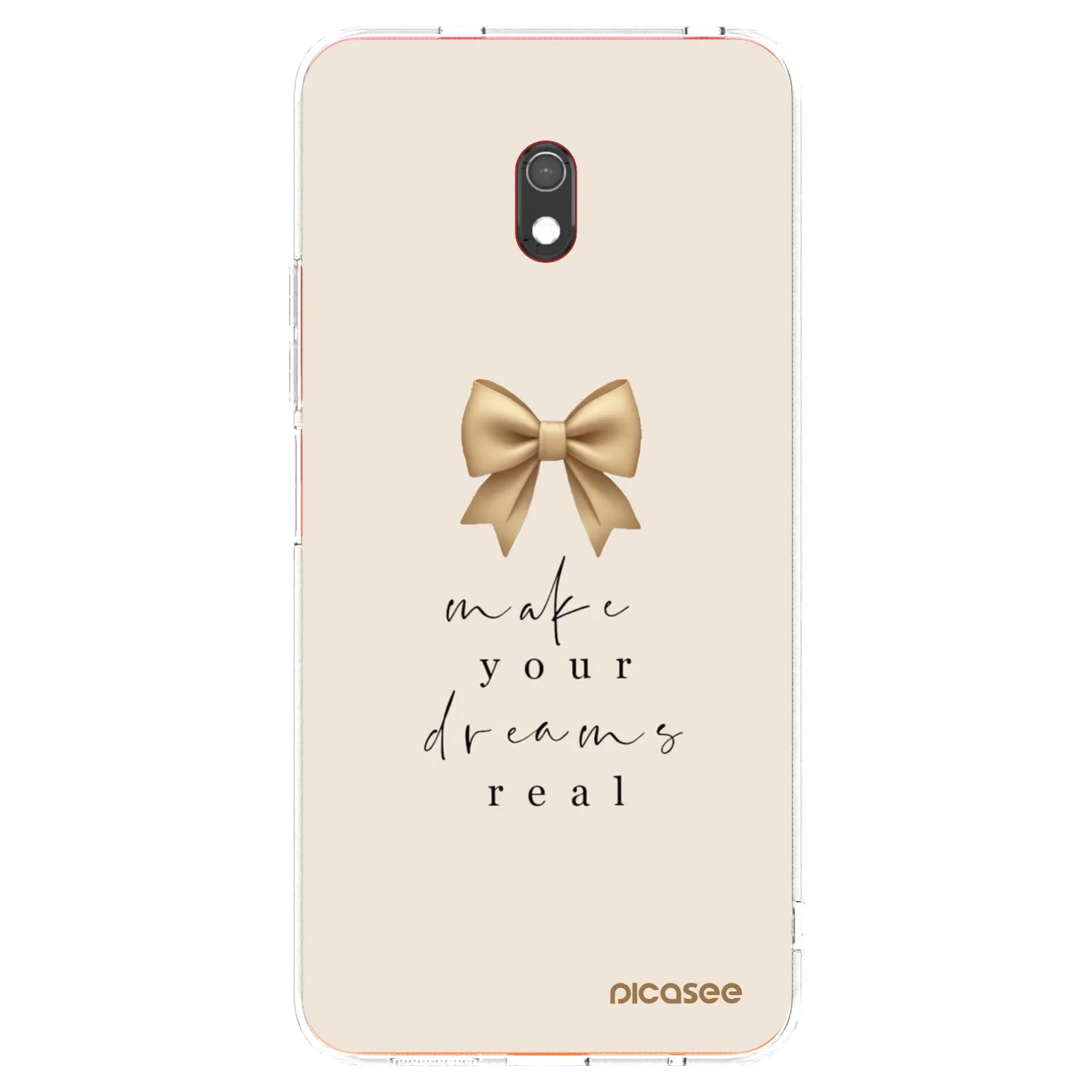 Picasee Xiaomi Redmi 8A Hülle - Transparentes Silikon - Golden Dream
