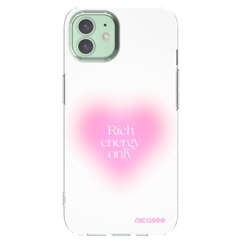Picasee Apple iPhone 12 Hülle - Transparentes Silikon - Rich Energy
