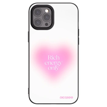 Picasee Apple iPhone 12 Pro Max Hülle - Schwarzes Silikon - Rich Energy