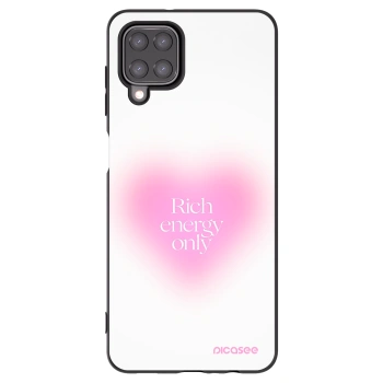 Picasee Samsung Galaxy A12 A125F Hülle - Schwarzes Silikon - Rich Energy