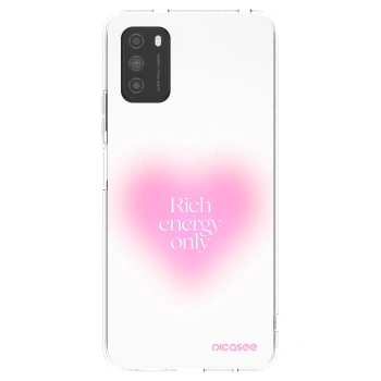 Picasee Xiaomi Poco M3 Hülle - Transparentes Silikon - Rich Energy