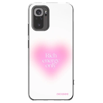Picasee Xiaomi Redmi Note 10 Hülle - Transparentes Silikon - Rich Energy