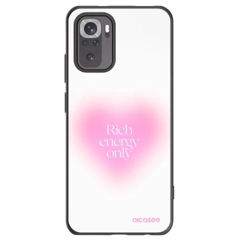 Picasee Xiaomi Redmi Note 10 Hülle - Schwarzes Silikon - Rich Energy