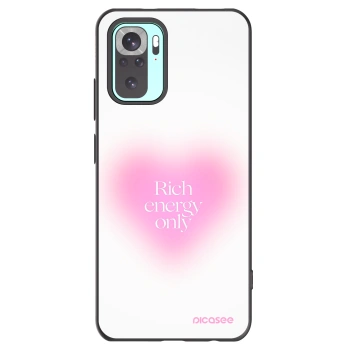 Picasee Xiaomi Redmi Note 10 Pro Hülle - Schwarzes Silikon - Rich Energy