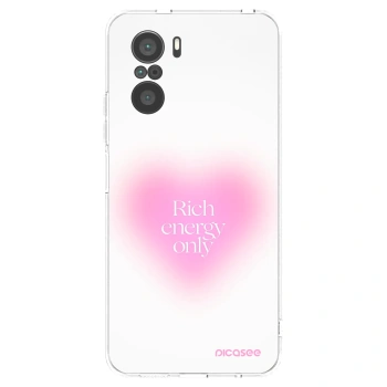 Picasee Xiaomi Poco F3 Hülle - Transparentes Silikon - Rich Energy