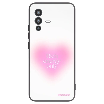 Picasee Vivo V23 5G Hülle - Schwarzes Silikon - Rich Energy