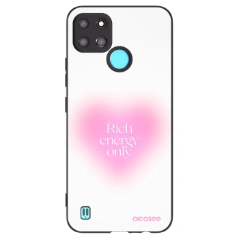 Picasee Realme C21Y Hülle - Schwarzes Silikon - Rich Energy