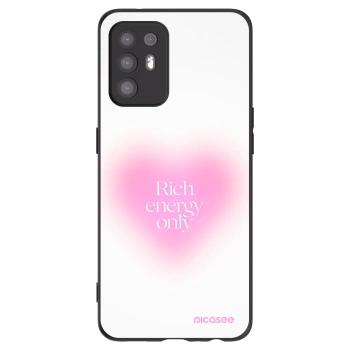 Picasee OPPO A94 5G Hülle - Schwarzes Silikon - Rich Energy