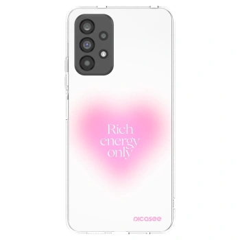 Picasee Samsung Galaxy A73 5G Hülle - Transparentes Silikon - Rich Energy